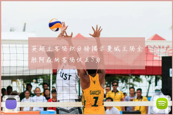 英超主客场积分榜揭示曼城主场全胜阿森纳客场仅丢5分